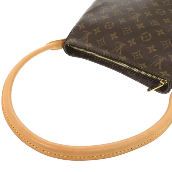 LOUIS VUITTON Brown Monogram Looping MM Shoulder Bag - Picture 5 of 10